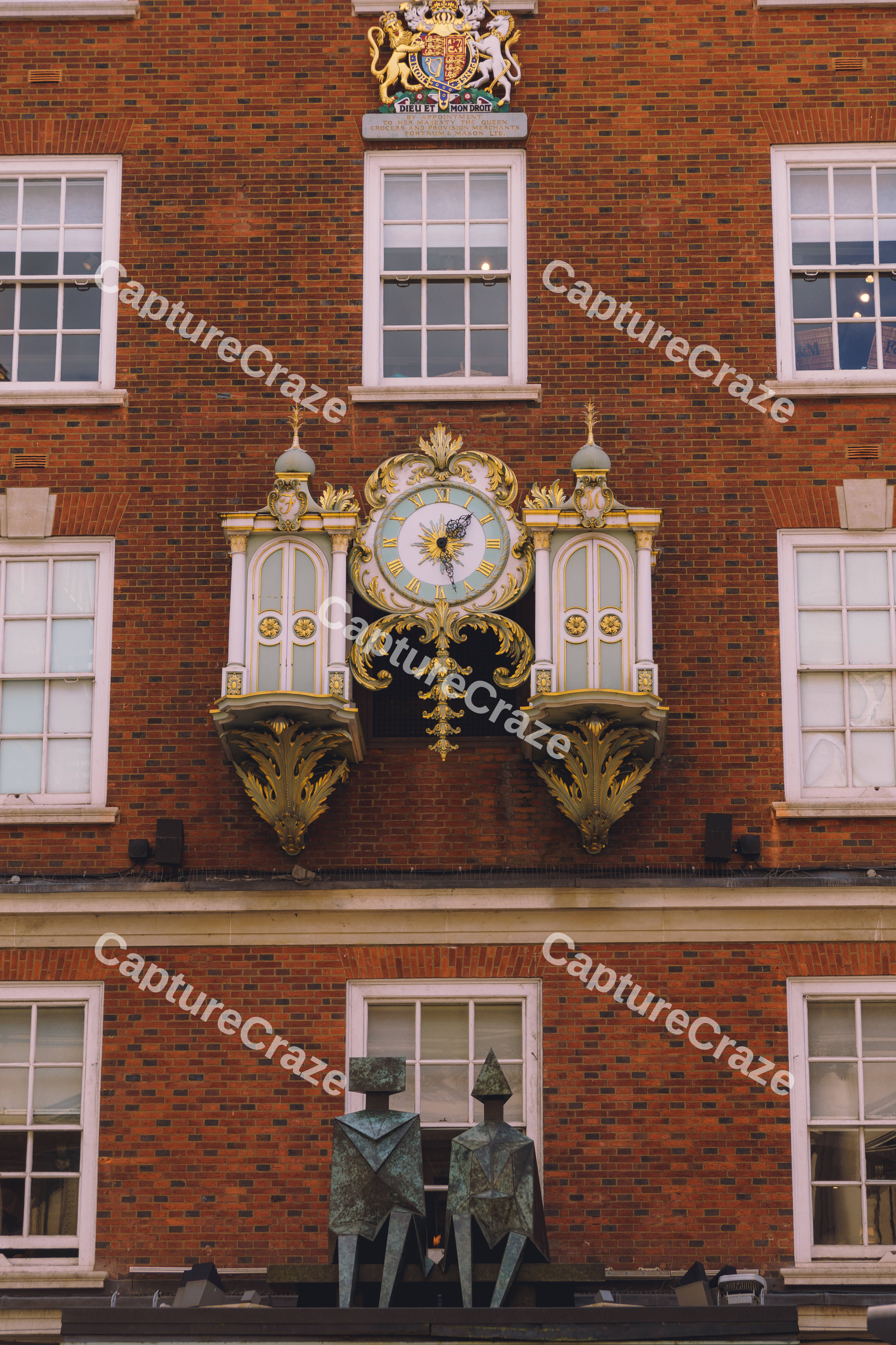 Gold and Green Clock (Close)